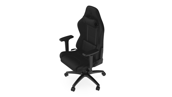 SilentiumPC Gear SR400F BK Gaming Chair Black Fabric