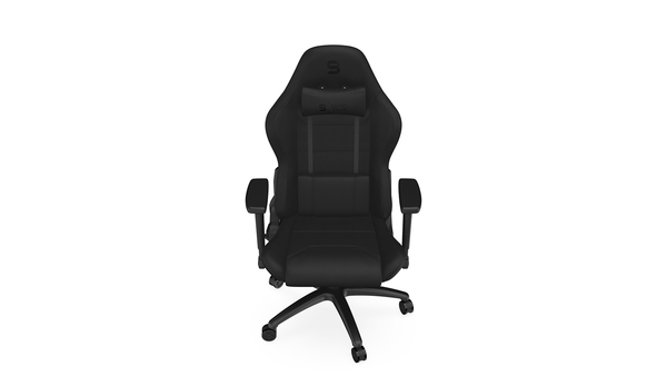 SilentiumPC Gear SR400F BK Gaming Chair Black Fabric