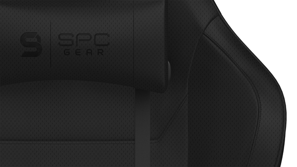 SilentiumPC Gear SR400F BK Gaming Chair Black Fabric