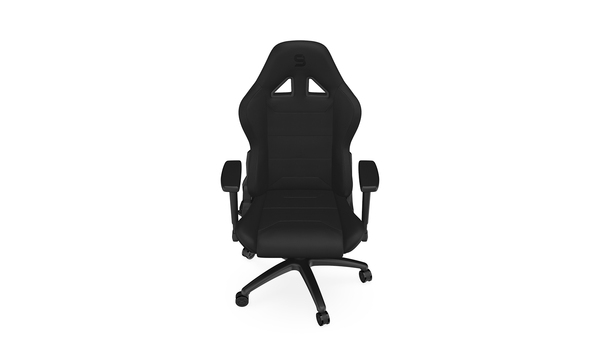 SilentiumPC Gear SR400F BK Gaming Chair Black Fabric