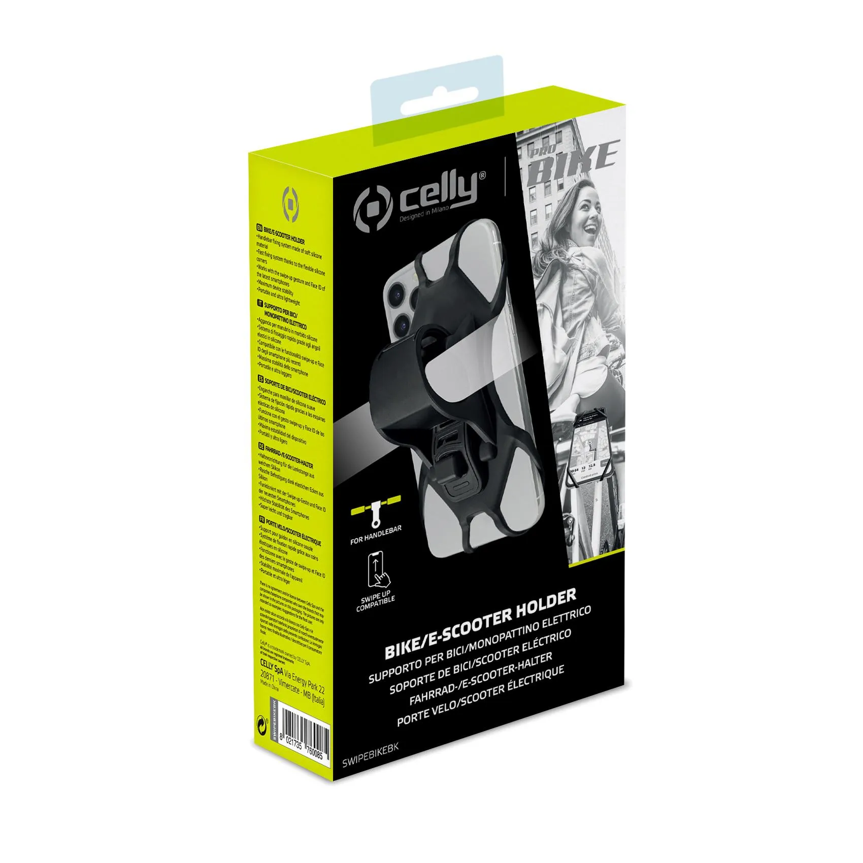 CELLY SWIPE BIKE HOLDER BLACK