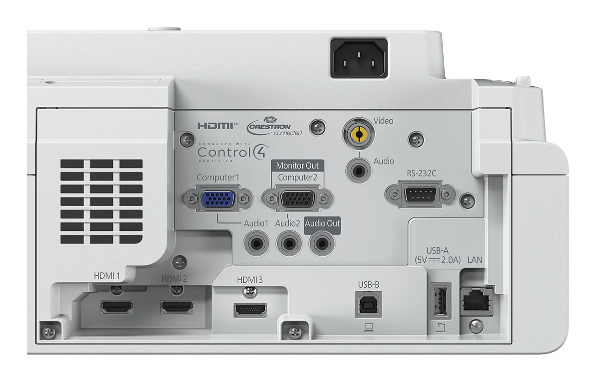 EPSON EB-760Wi Ultra Short Throw 3LCD WXGA 4100 ANSI lm -laserprojektori, valkoinen