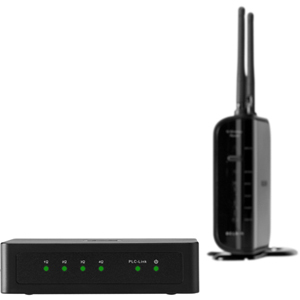 WD Livewire WDBABY0000NBK - Silta - HomePlug AV (HPAV) - ty&ouml;p&ouml;yt&auml; (pakkaus sis&auml;lt&auml;&auml; 2 )