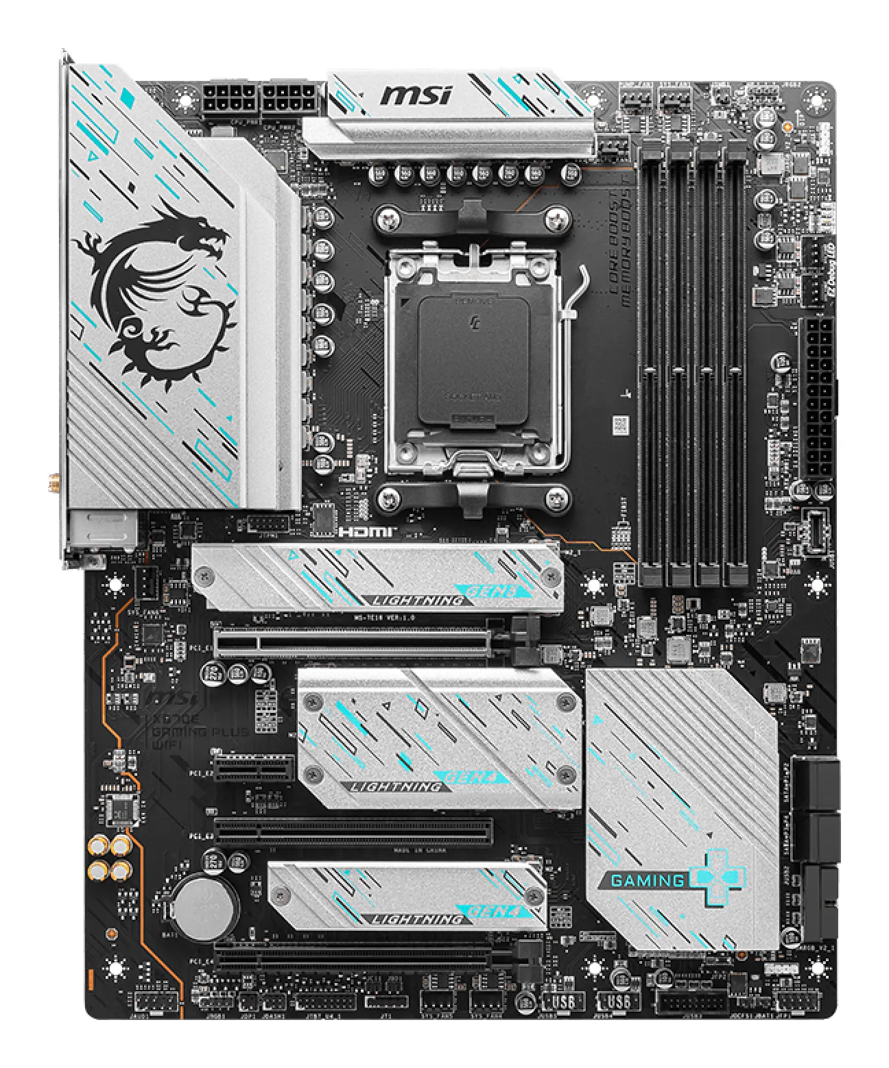 MSI X670E GAMING PLUS WIFI ATX - moderkort