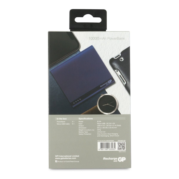 GP PowerBank DIEM Jupiter 10000mAh, Blue