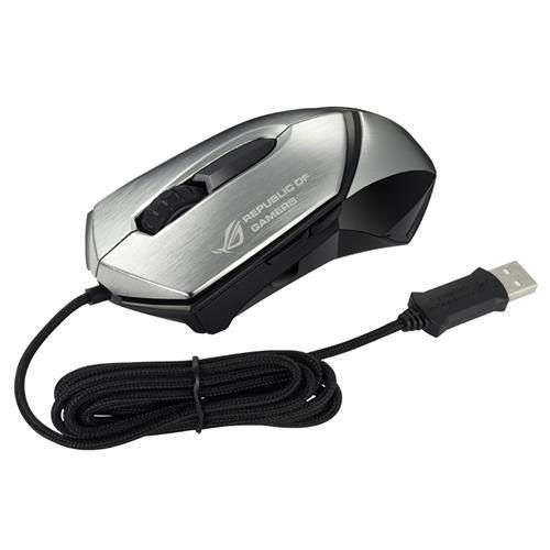 Asus ROG GX1000 EagleEye - gaming mus, Silver