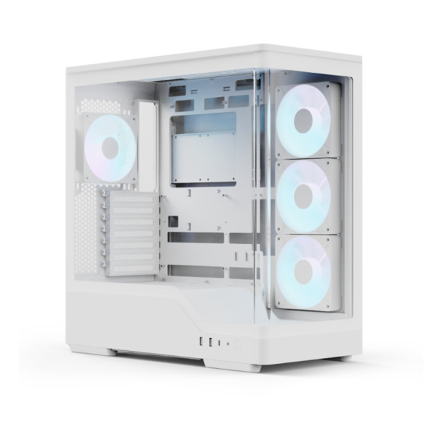 AeroCool P500A midi-tower chassi med f&ouml;nster, svart