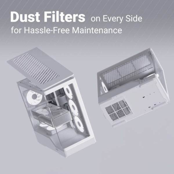 AeroCool P500A midi-tower chassi med f&ouml;nster, svart