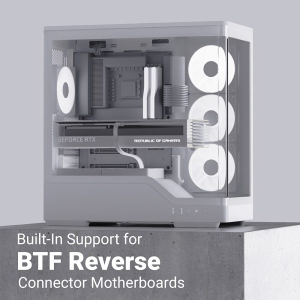 AeroCool P500A midi-tower chassi med f&ouml;nster, svart