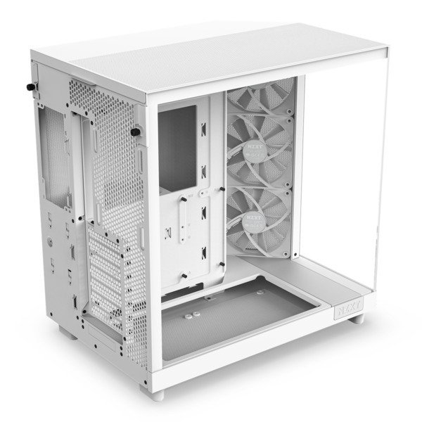 NZXT H6 -miditornikotelo ikkunalla, valkoinen