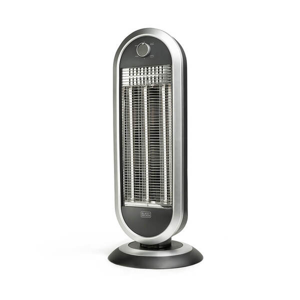 Black+Decker - carbon heater, black, 900W