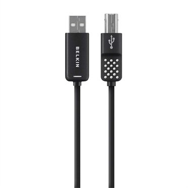 Belkin USB-A - USB-B - kabel, 3 m, Svart