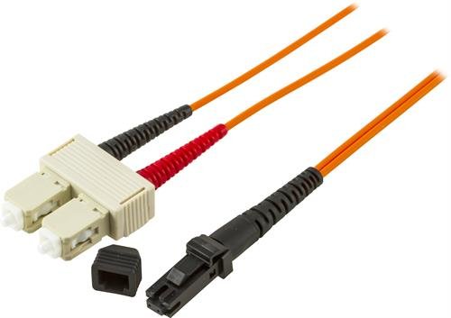 Kuitukaapeli MTRJ-SC, duplex,  multimode, 1m