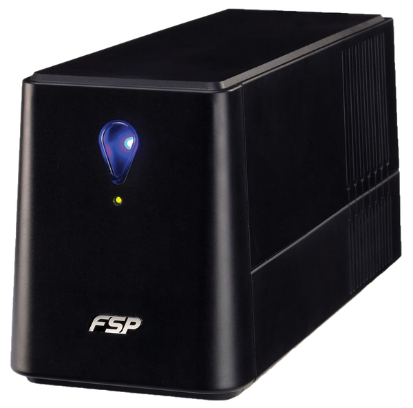 FSP EP 650, UPS, 650VA 360W, USB/RJ11/RS232, musta