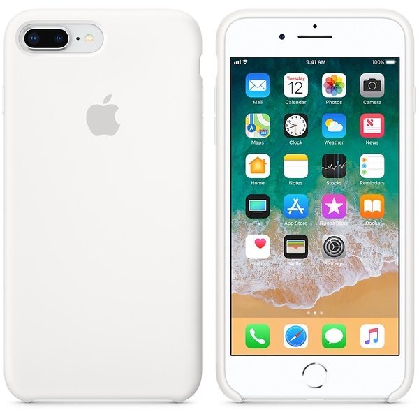 iPhone 8 Plus / 7 Plus Silicone Case - White