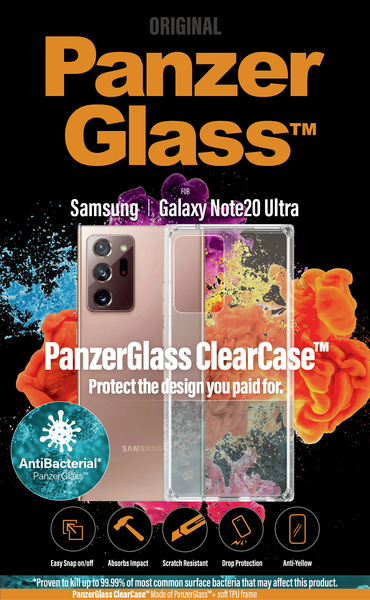 PanzerGlass ClearCase, Galaxy Note20 Ultra - Case, Transparent PanzerGlass ClearCase, Galaxy Note20 Ultra - Case, Transparent