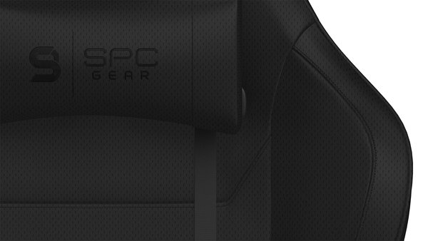 SilentiumPC Gear SR400F BK Gaming Chair Black Fabric