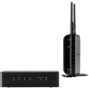 WD Livewire WDBABY0000NBK - Silta - HomePlug AV (HPAV) - ty&ouml;p&ouml;yt&auml; (pakkaus sis&auml;lt&auml;&auml; 2 )