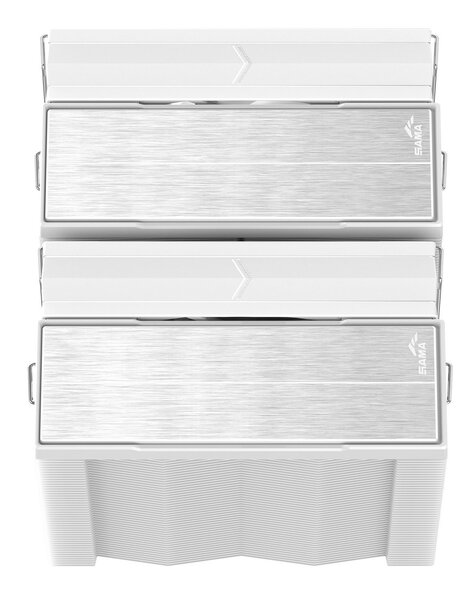 SAMA A60 Dual-Tower processorkylare - 2 x 120 mm - Vit