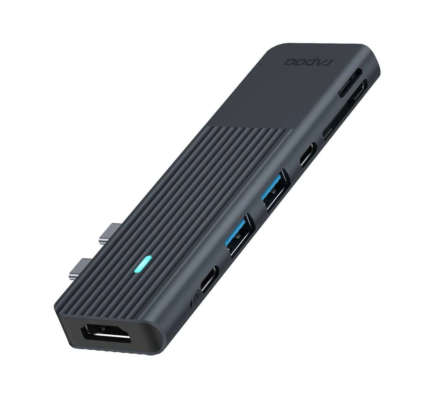 RAPOO Multiport USB-C UCM-2003 7-in-2 USB-C Adapter (MacBook)