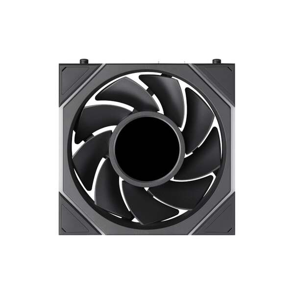 LIAN LI UNI FAN TL LCD FLEX Reverse PWM ARGB -tuuletin, nestelaakeri, 120 mm, musta