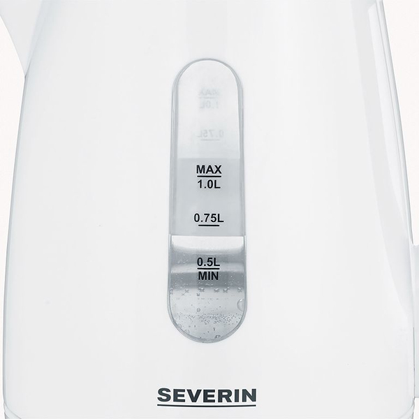 Severin WK 3411, kettle (white, 1.0 liter)