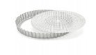De Buyer 3214.24 Cannel&eacute; Forato Perforated Stainless Steel Baking Mold with Removable Base 24 cm