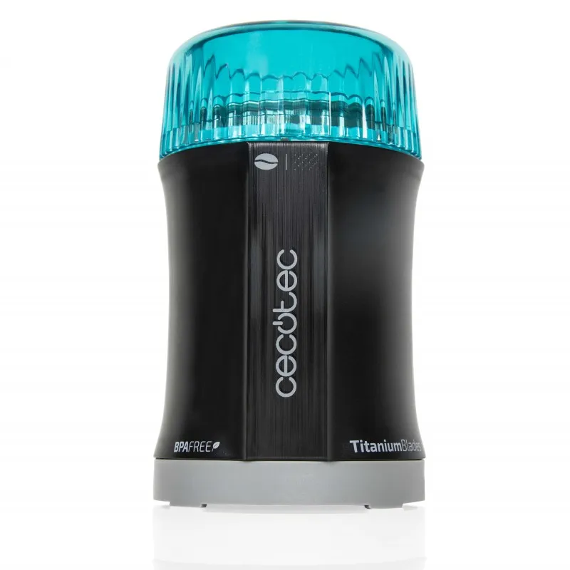 Cecotec TitanMill 200 kaffekvarn 50 g, svart/bl&aring;