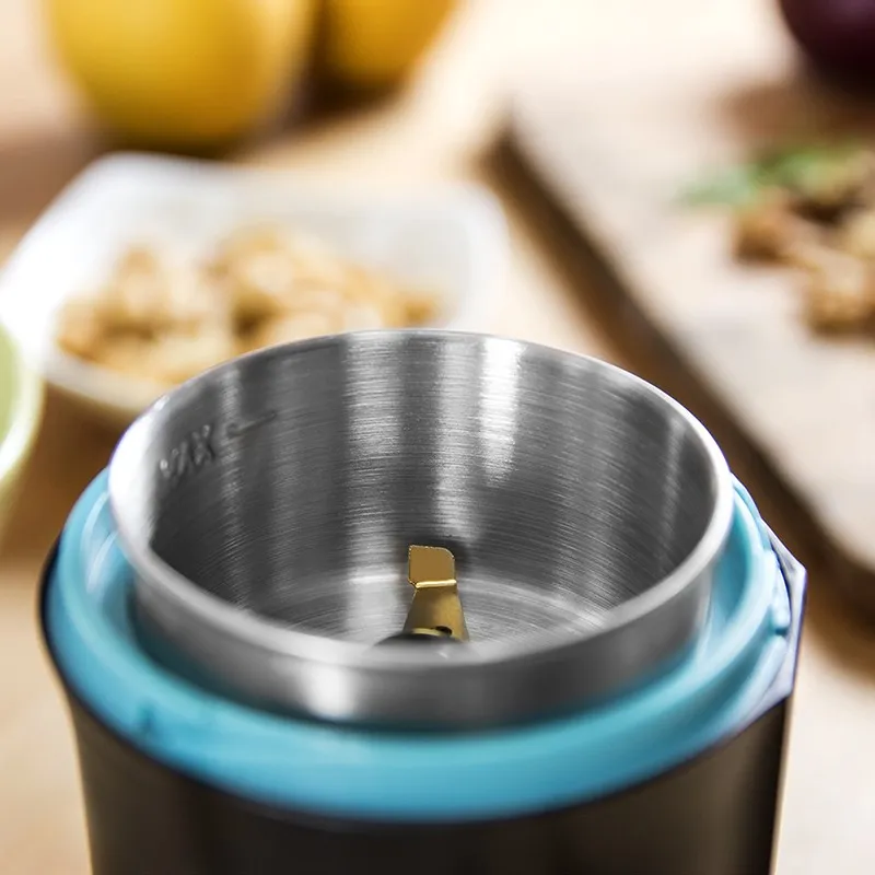 Cecotec TitanMill 200 kaffekvarn 50 g, svart/bl&aring;