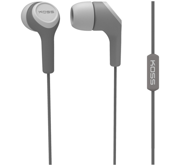 KOSS KEB15iG In-Ear Mic Grey