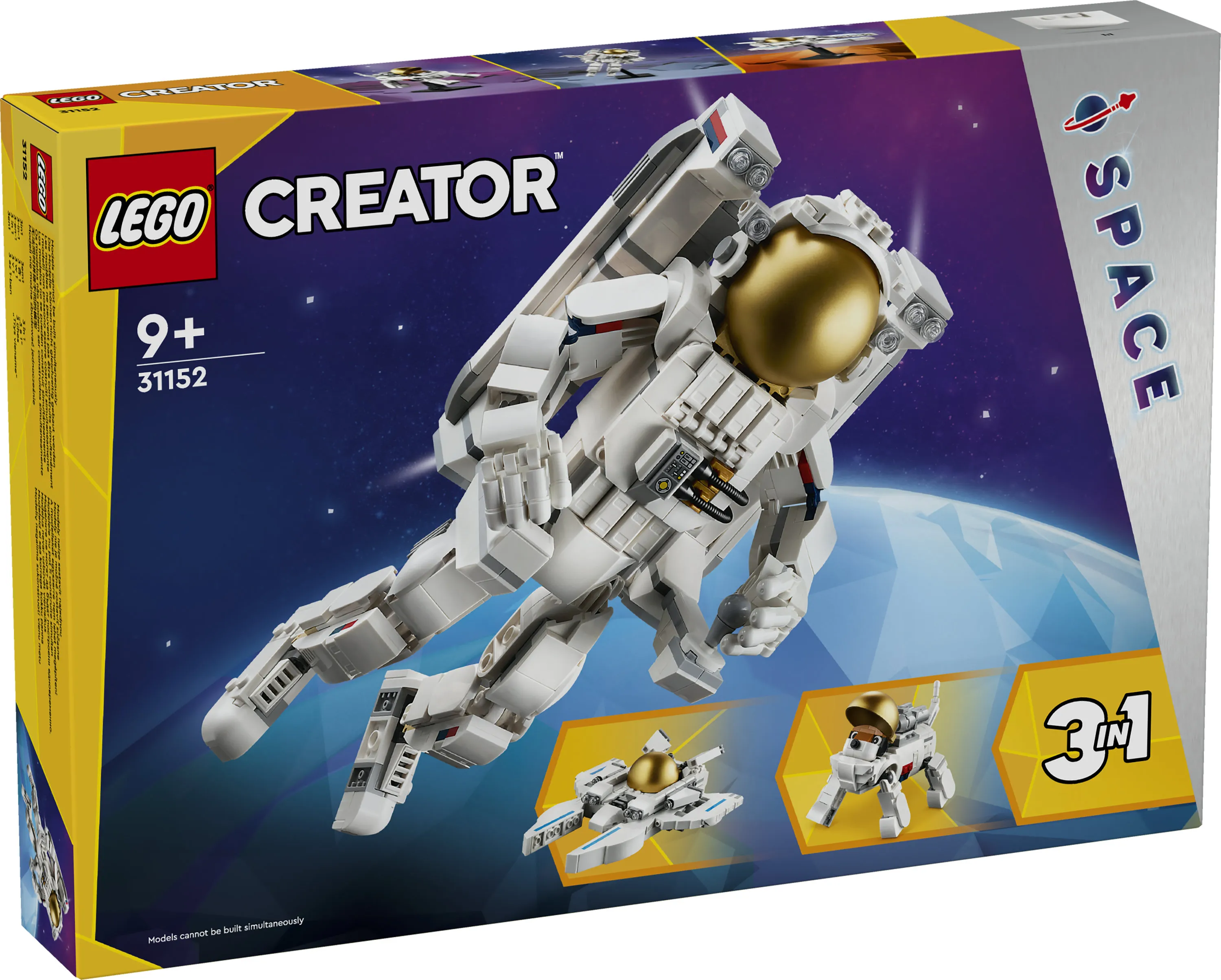 LEGO Creator 3-in-1 Astronaut in Space 31152