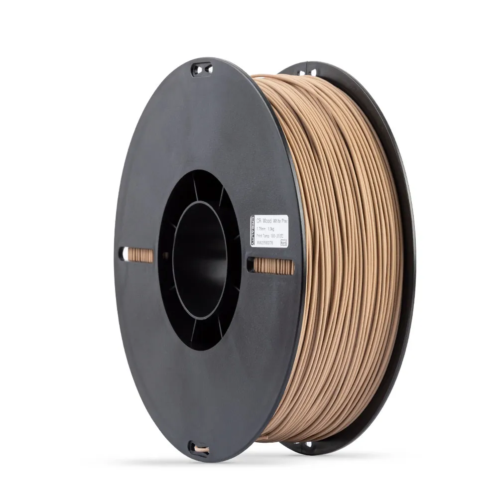 Creality CR-Wood PLA Wood 1.75 mm, 1 kg 3D Printer Filament, White Pine