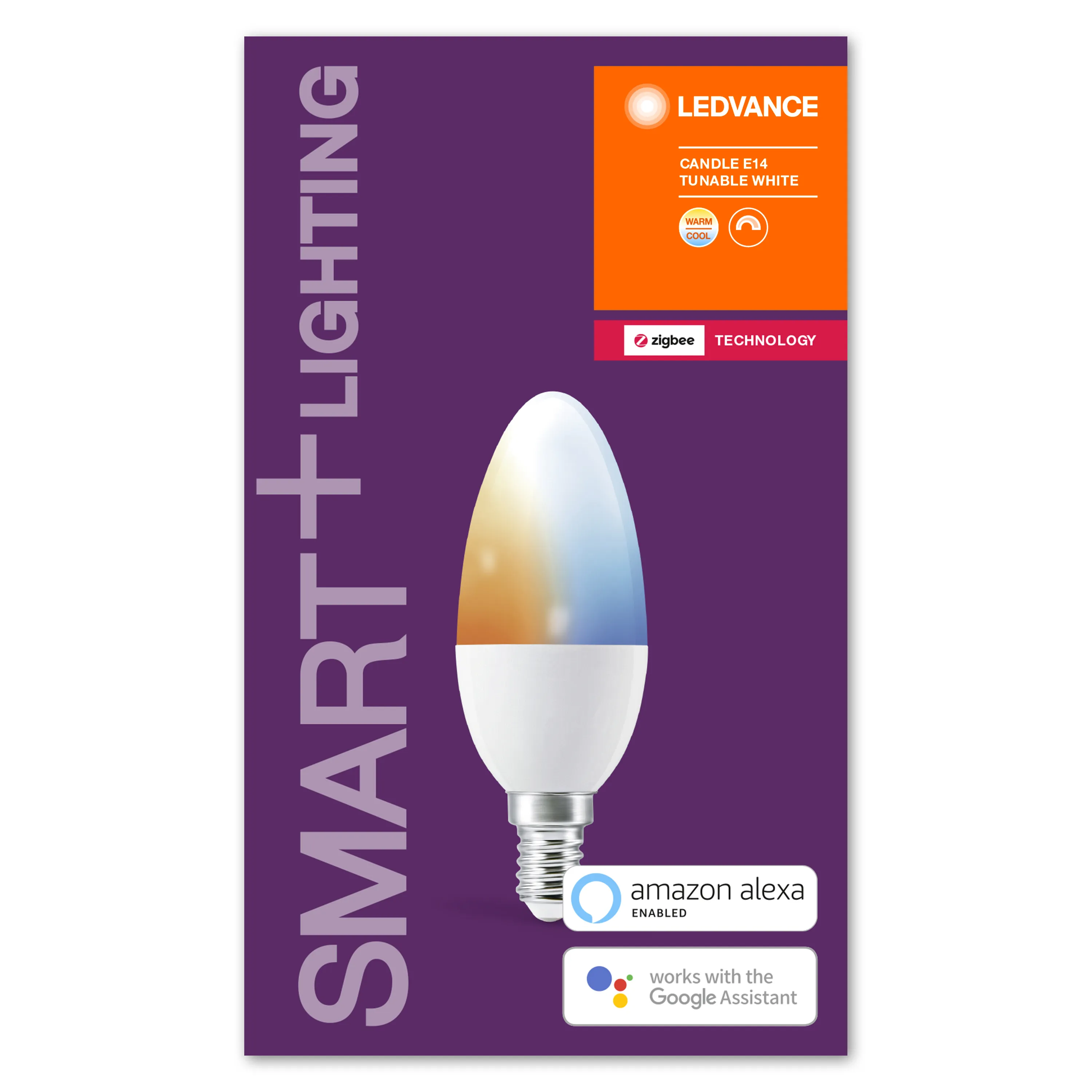 Ledvance Smart+ Tunable White ZigBee - smart ljusk&auml;lla, E14, 6W