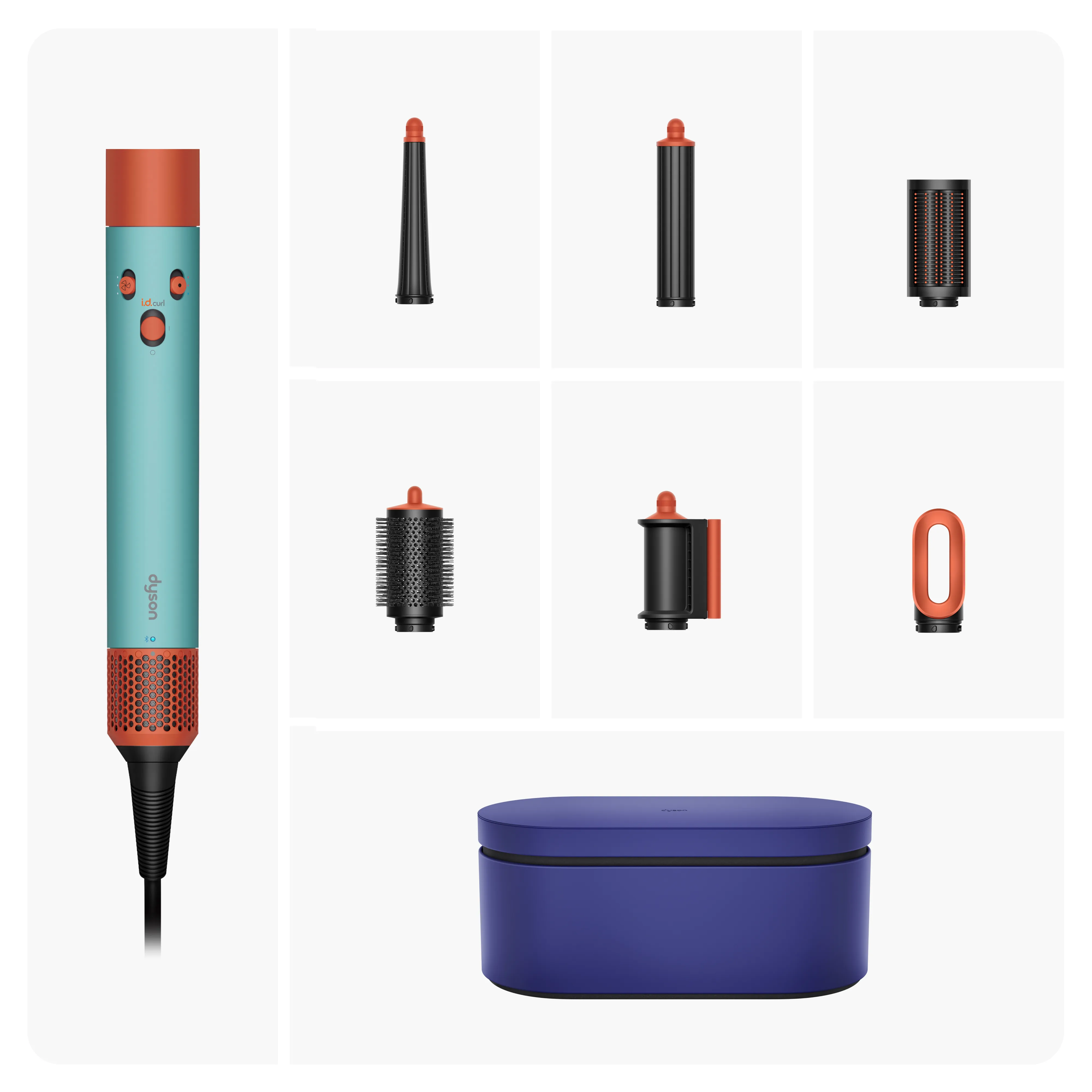 Dyson Airwrap i.d. - long hair styler, prussian blue