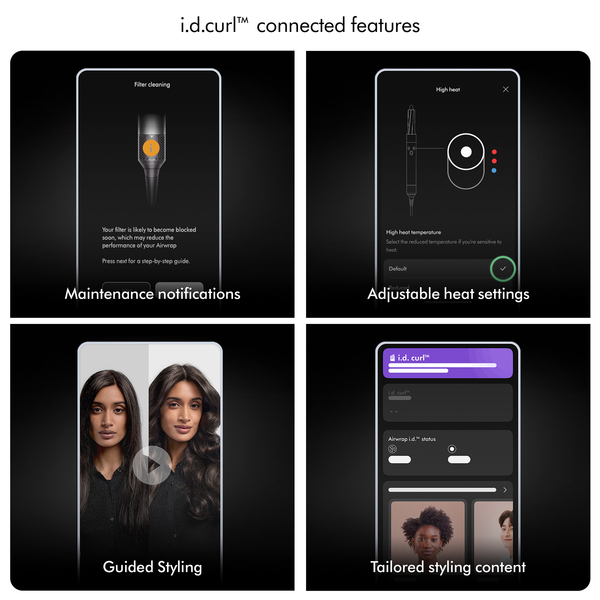Dyson Airwrap i.d. - long hair styler, prussian blue