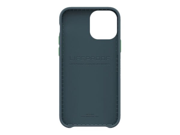 LifeProof WAKE - Takakansi matkapuhelimelle - valtameriper&auml;inen kierr&auml;tetty muovi - neptunus, t&auml;ytel&auml;inen aaltokuvio malleihin Apple iPhone 12, 12 Pro - (ei pal