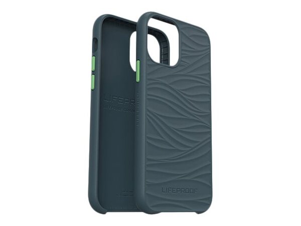 LifeProof WAKE - Takakansi matkapuhelimelle - valtameriper&auml;inen kierr&auml;tetty muovi - neptunus, t&auml;ytel&auml;inen aaltokuvio malleihin Apple iPhone 12, 12 Pro - (ei pal