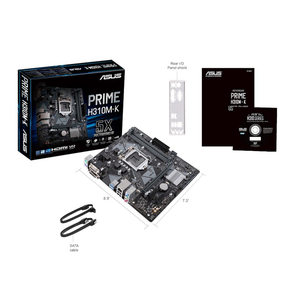 ASUS PRIME H310M-K, mATX moderkort