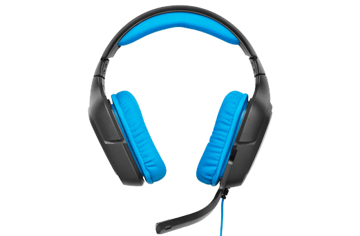 Logitech G430 -pelikuulokkeet mikrofonilla, musta/sininen