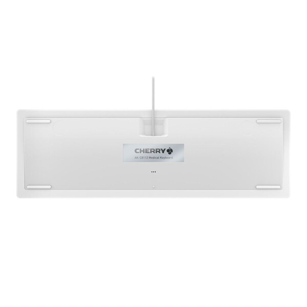 Active Key Hygiene Medical Flat Profile Sealed -n&auml;pp&auml;imist&ouml;, valkoinen