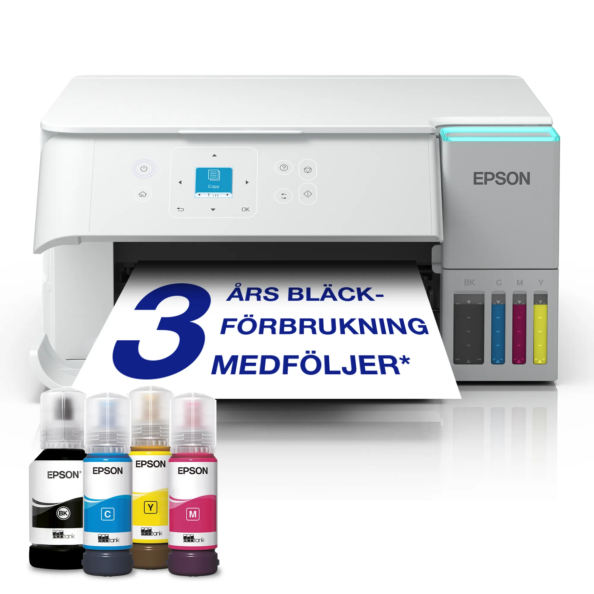 Epson Ecotank ET-2956 A4 -v&auml;rimustesuihkumonitoimilaite