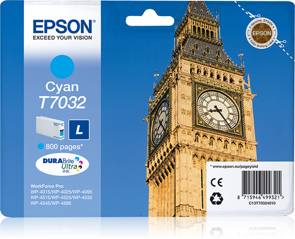 EPSON CYAN WP4000/4500 INK L