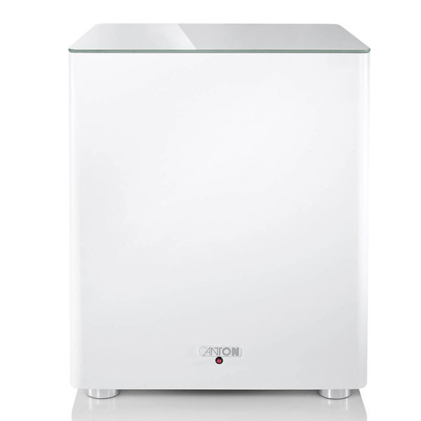 Canton Smart SUB 12  - active wireless subwoofer, white lacquer/white glass