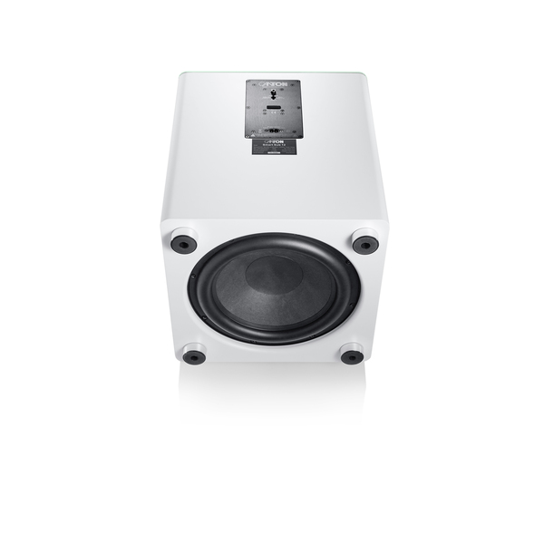 Canton Smart SUB 12  - active wireless subwoofer, white lacquer/white glass