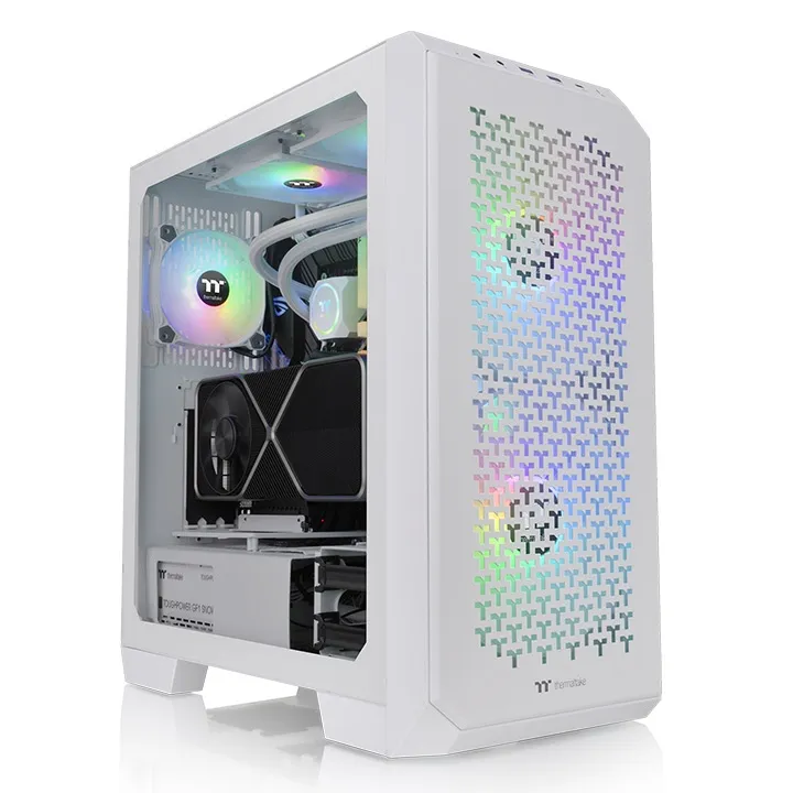 Thermaltake View 300 MX - miditornikotelo, ikkunalla, Valkoinen