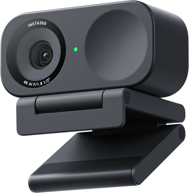 Insta360 Link 2C 4K UHD, HDR, AI-tracking webbkamera, grafitsvart