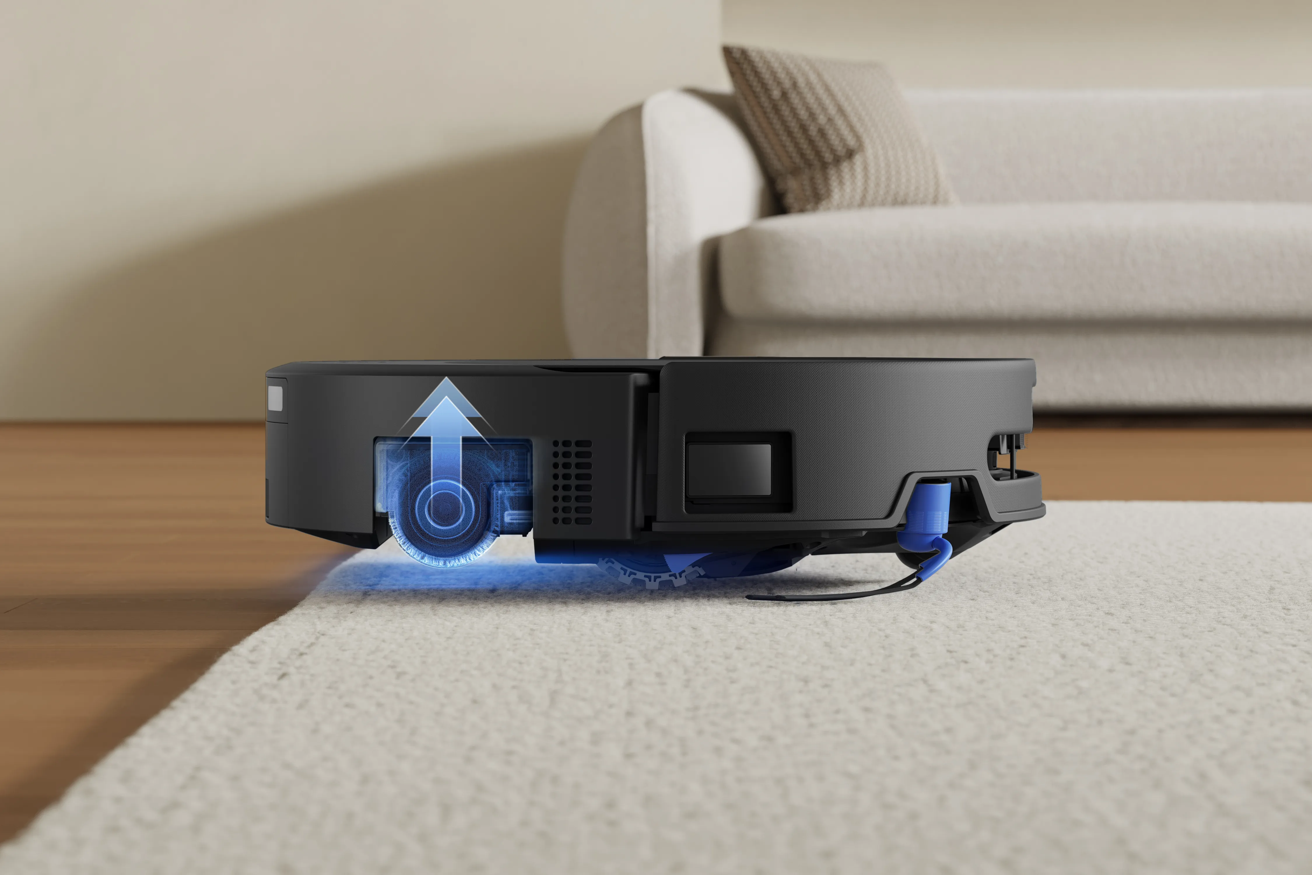 ECOVACS DEEBOT T90 PRO OMNI 4000 mAh Robot vacuum cleaner, Black