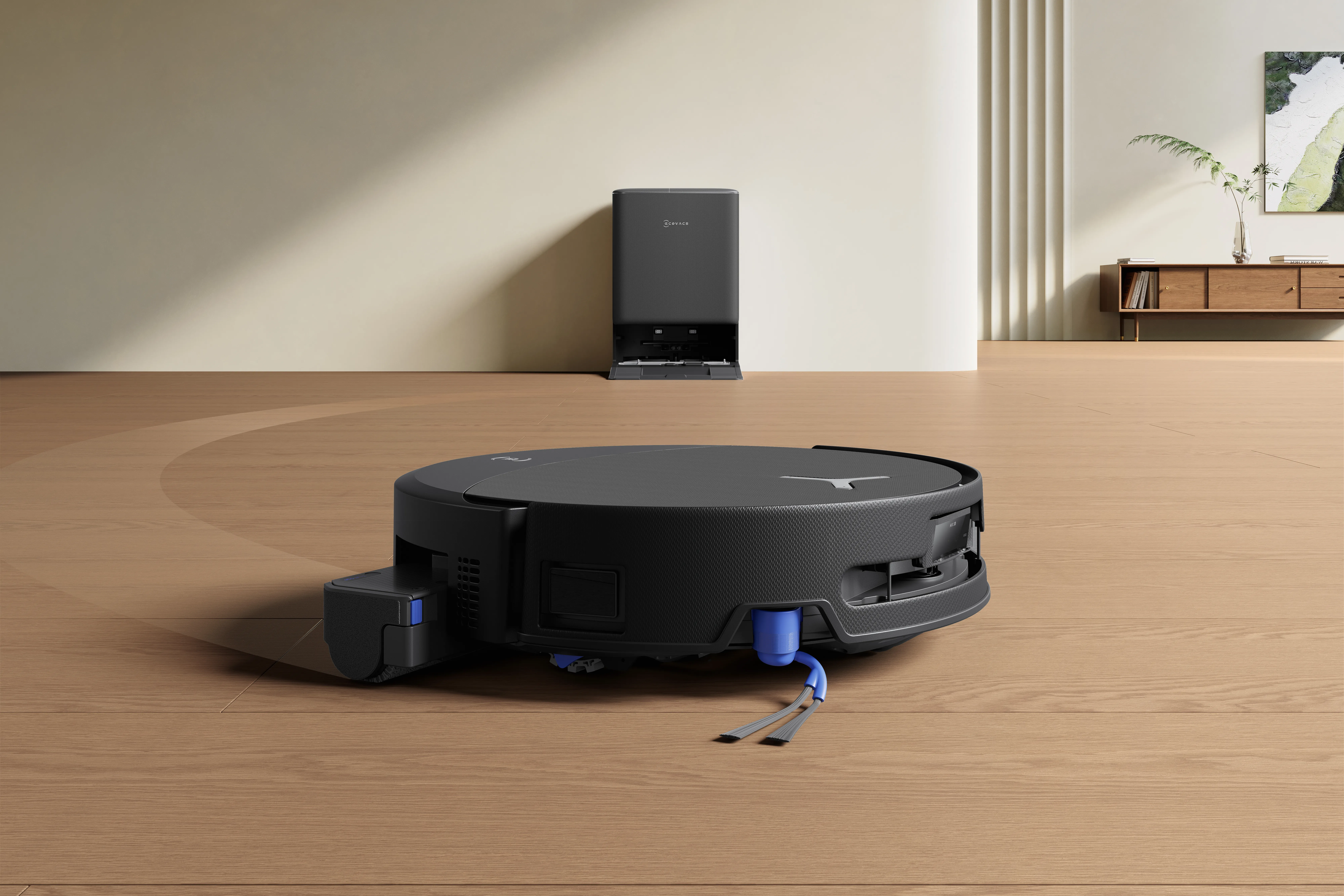 ECOVACS DEEBOT T90 PRO OMNI 4000 mAh Robot vacuum cleaner, Black