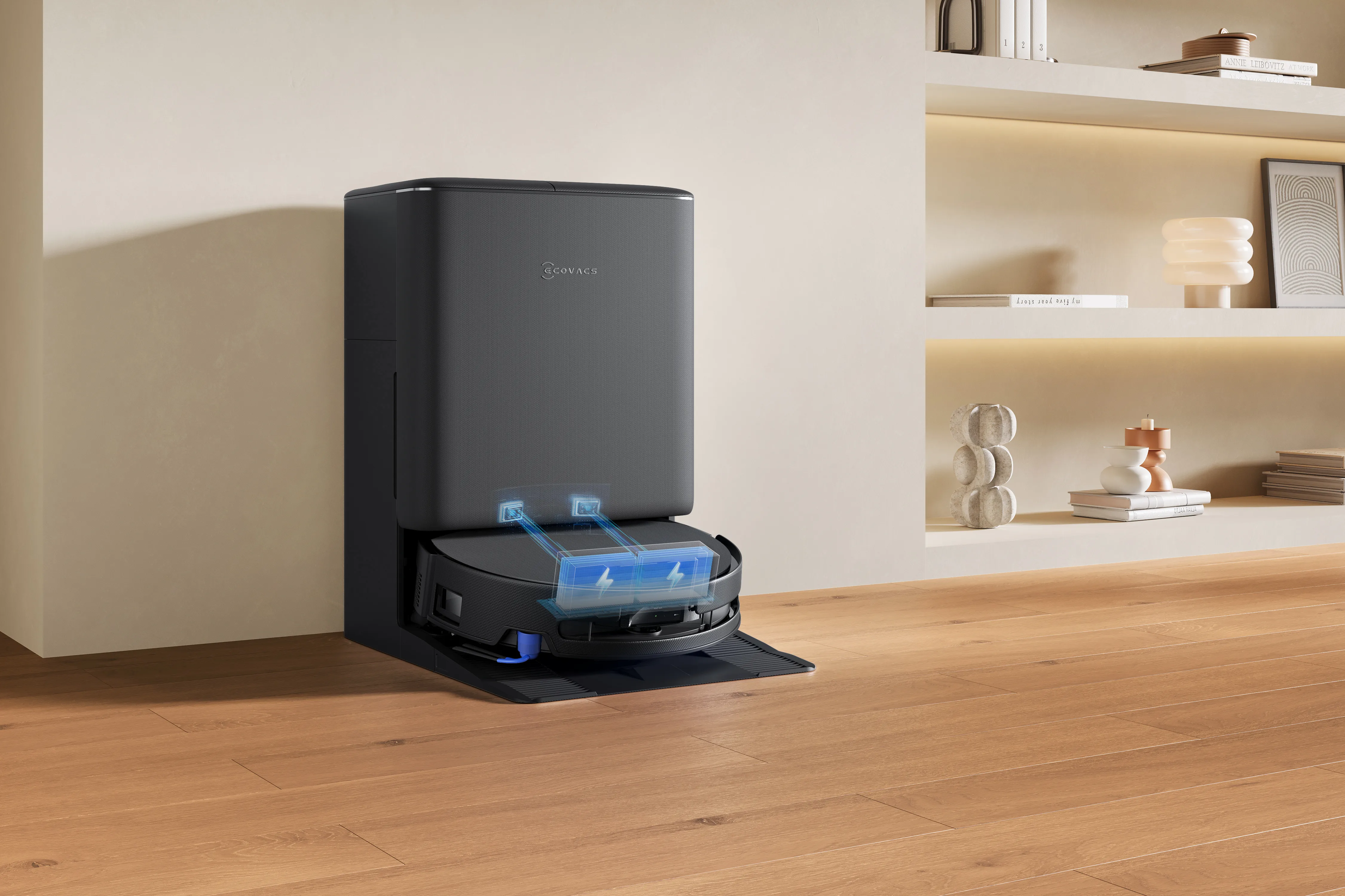 ECOVACS DEEBOT T90 PRO OMNI 4000 mAh Robot vacuum cleaner, Black