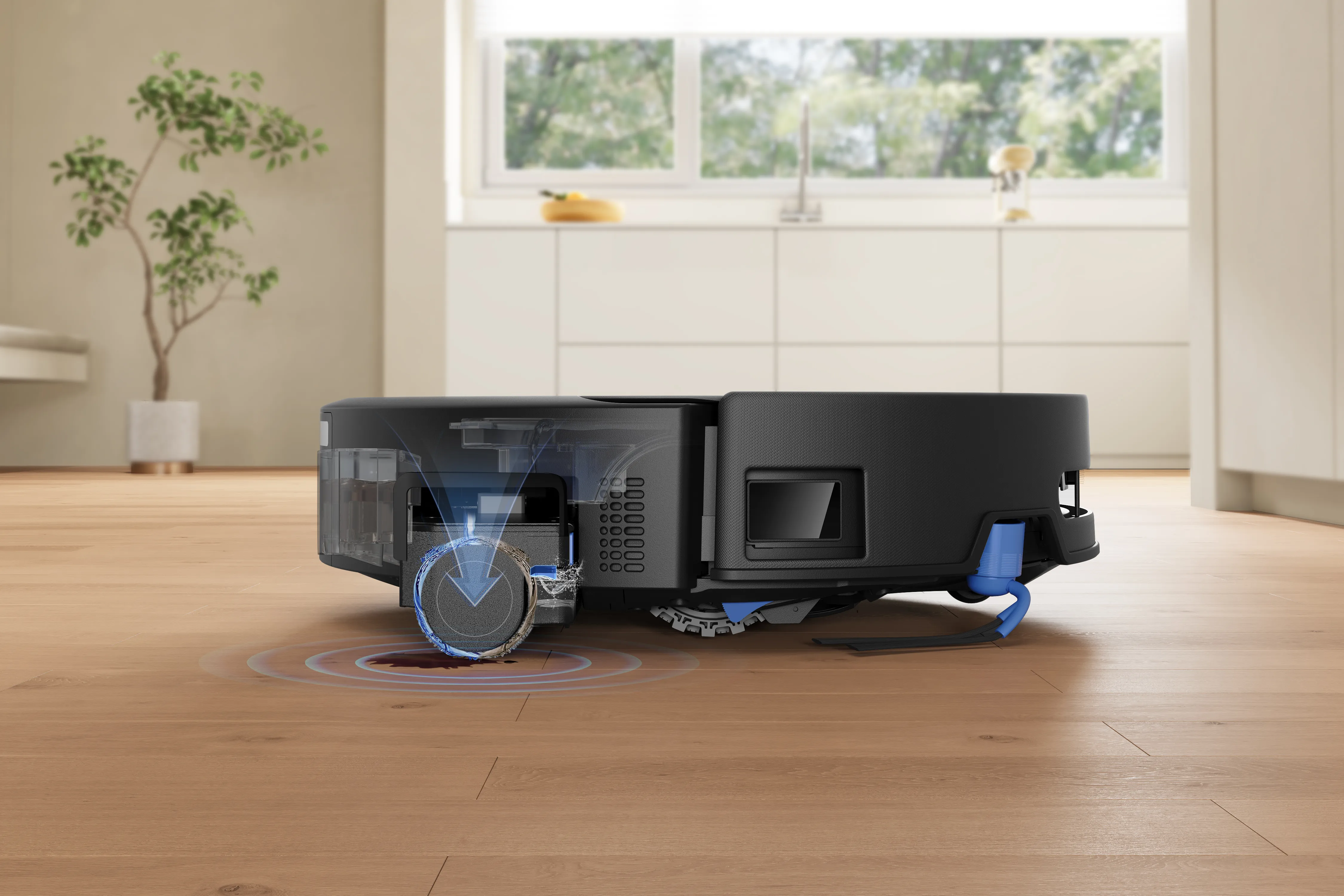ECOVACS DEEBOT T90 PRO OMNI 4000 mAh Robot vacuum cleaner, Black